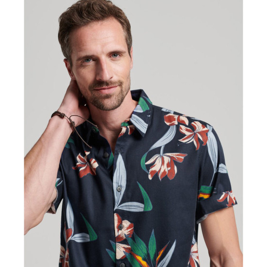 Superdry Ανδρικό πουκάμισο Short Sleeve Hawaiian Shirt